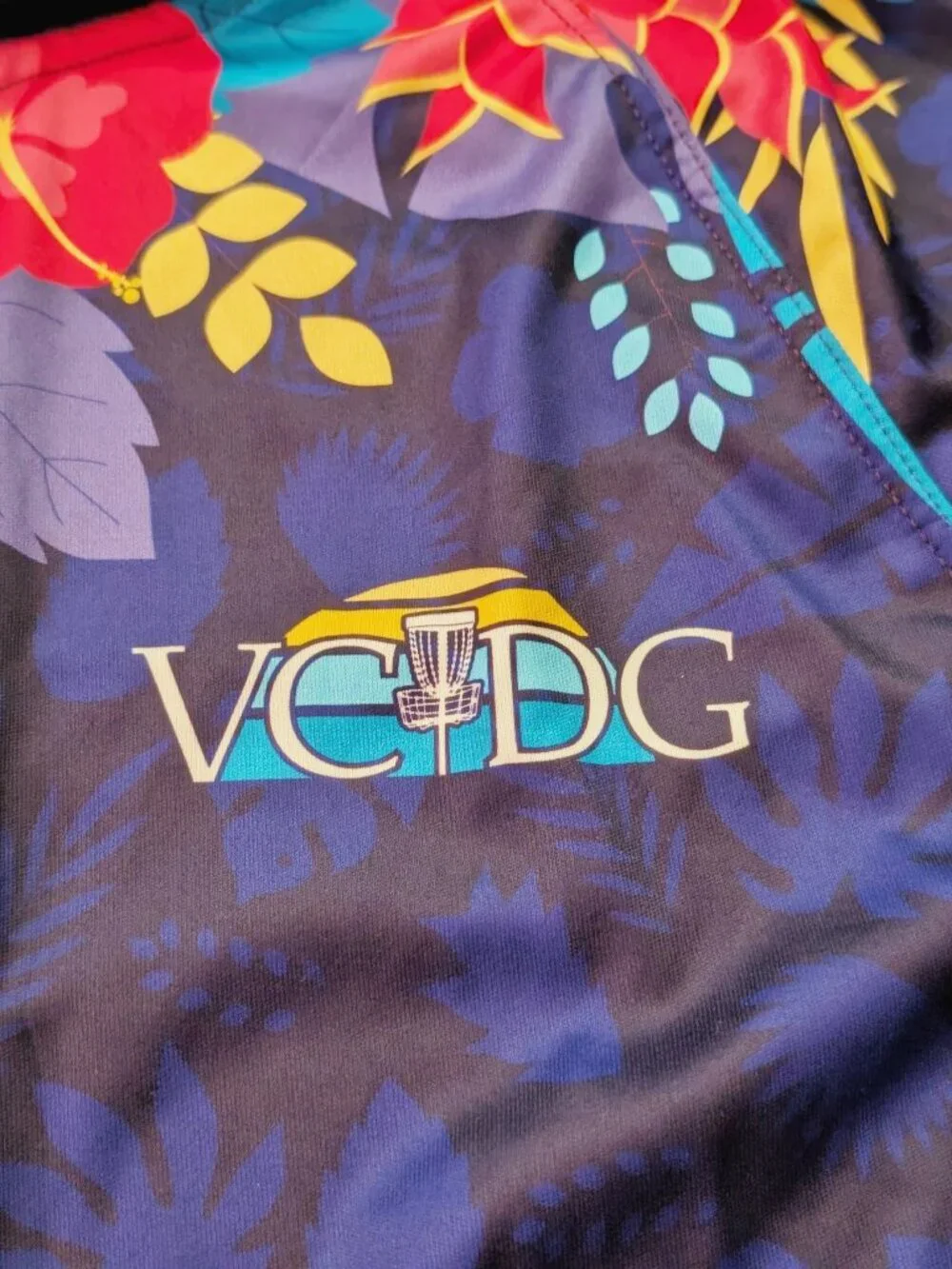 Tropical Vicious Circle Logo Pullover Hoodie Purple Mens XL Pockets
